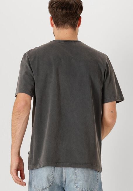 Donkergrijze FORÉT T-shirt OAK FADED WASH T-SHIRT - large