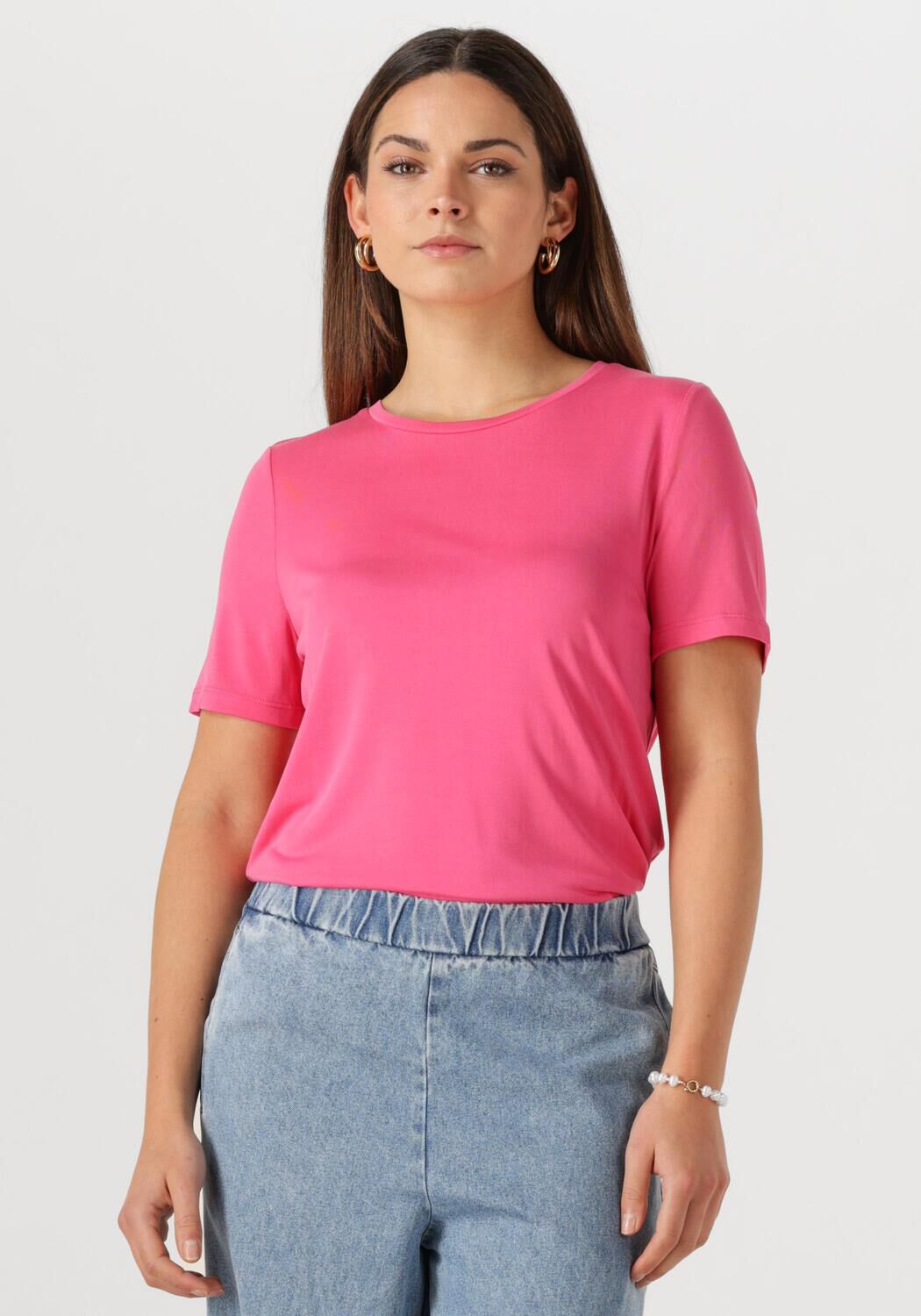 OBJECT Dames Tops & T-shirts Objannie S s T-shirt Noos Wit