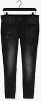 Donkergrijze PUREWHITE Slim fit jeans #THE JONE - SKINNY FIT JEANS WITH SUBTLE DAMAGING SPOTS AND BLACK PAINT SPLASHES