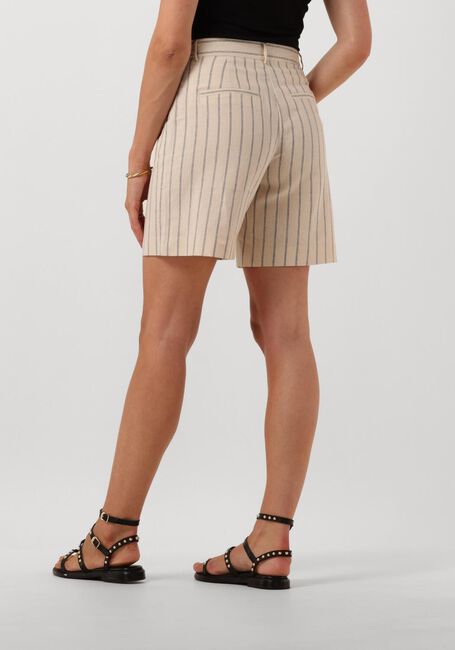 Zand SELECTED FEMME Broeken SLFHILDA MW SHORTS PIN STRIPE - large