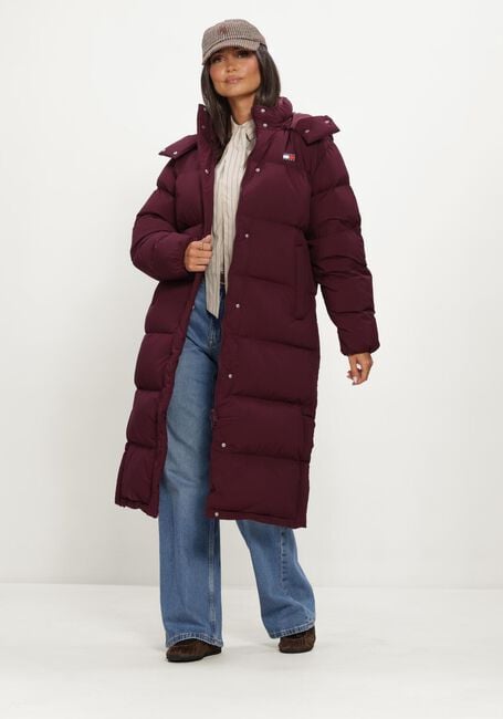 Bordeaux TOMMY JEANS Gewatteerde jas TJW ALASKA LONG PUFFER - large