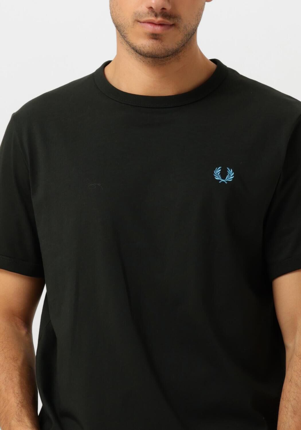 FRED PERRY Heren Polo's & T-shirts Ringer T-shirt Groen