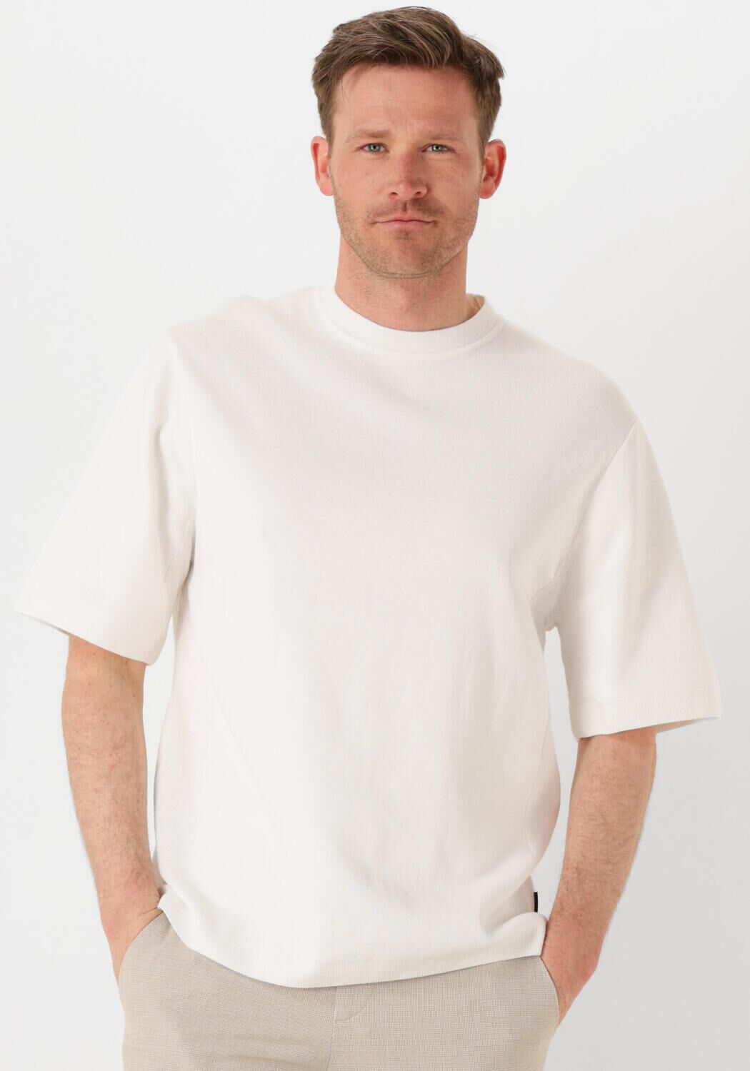 SAINT STEVE Heren Polo's & T-shirts Tjeerd Wit