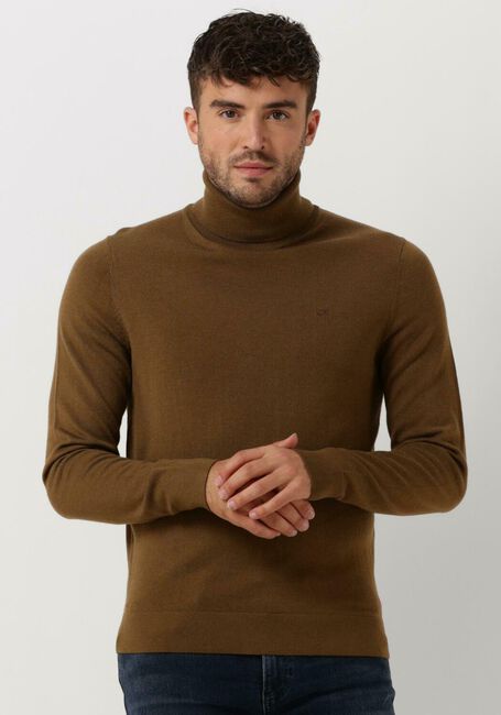 Groene CALVIN KLEIN Coltrui SUPERIOR WOOL TURTLE NECK - large