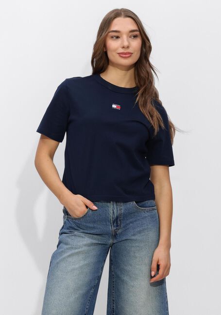 Donkerblauwe TOMMY JEANS T-shirt TJW BXY BADGE TEE EXT - large