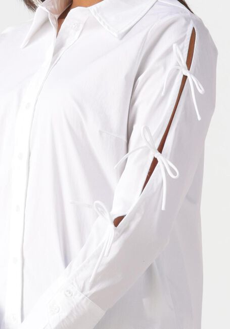 Witte CO'COUTURE Blouses POPPY TIE SLEEVE SHIRT - large