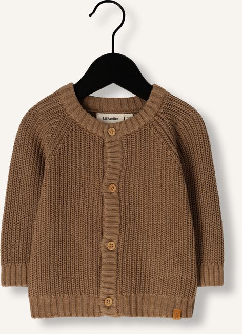 Bruine LIL' ATELIER Vest NBNEMLEN LS KNIT CARD LIL Bruine LIL' ATELIER Vest NBNEMLEN LS KNIT CARD LIL - large