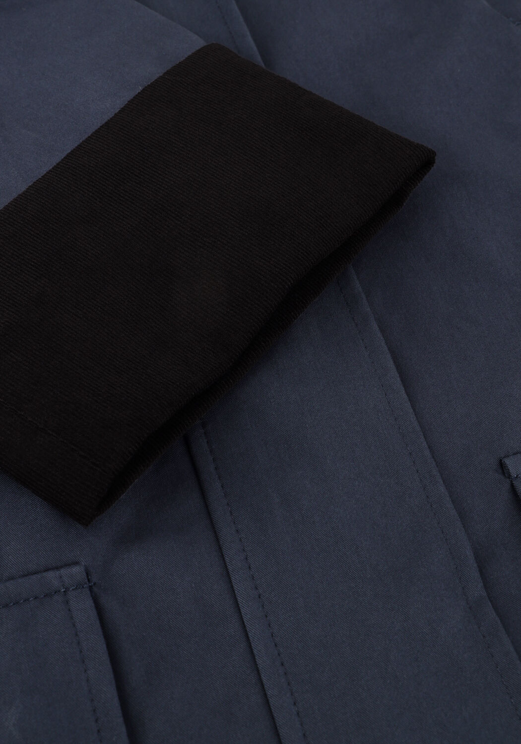 Donkerblauwe NEO NOIR Jack ANASTACIA CORD JACKET - large