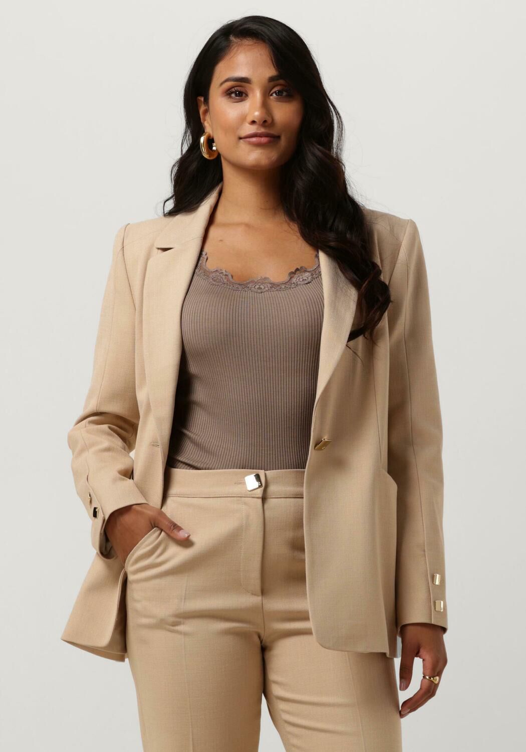 Caroline Biss Dames Blazers 1832 33 Beige Dames