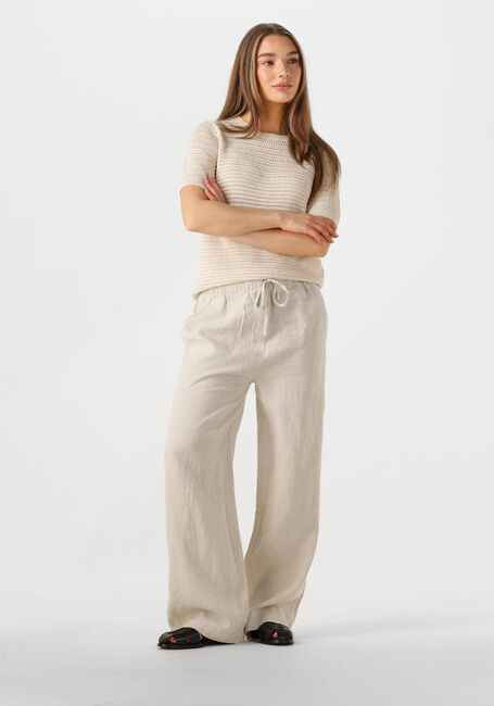 Beige BY-BAR Pantalon BASIL LINNEN PANT - large