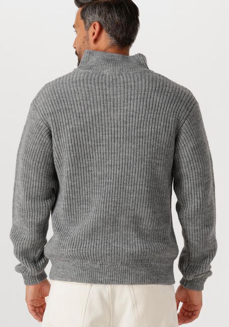 Grijze AMERICAN VINTAGE Trui CRASHWAY HALF ZIP H - large