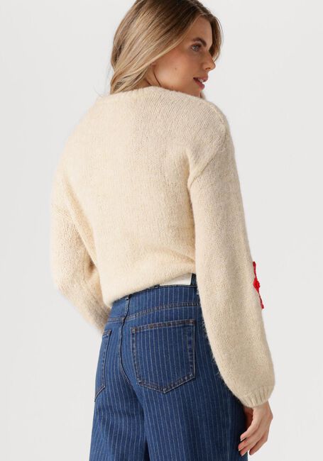 Zand OBJECT Trui OBJASH KNIT RE L/S PULLOVER 136 DIV - large