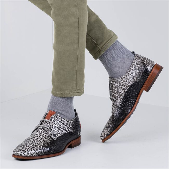 Grijze REHAB Nette schoenen GREG CROCO Grijze REHAB Nette schoenen GREG CROCO - large