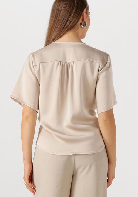 Beige NEO NOIR Blouses CASADIA HEAVY SATEEN BLOUSE - large