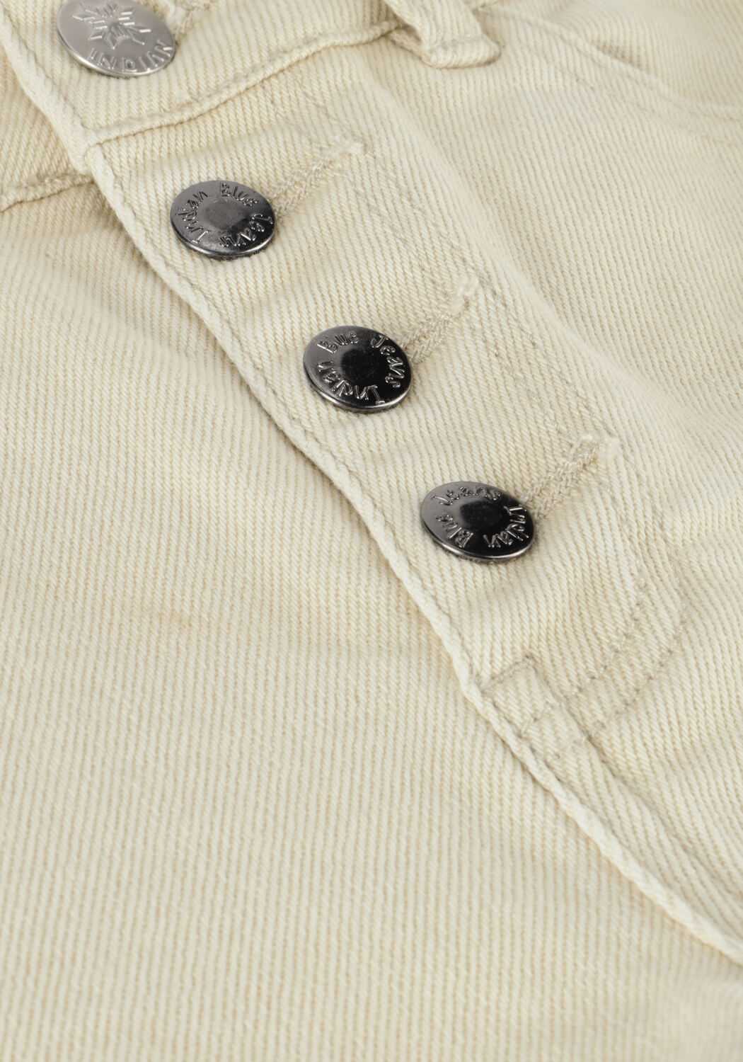 Beige INDIAN BLUE JEANS Shorts WIDE DENIM SHORT SAND - large