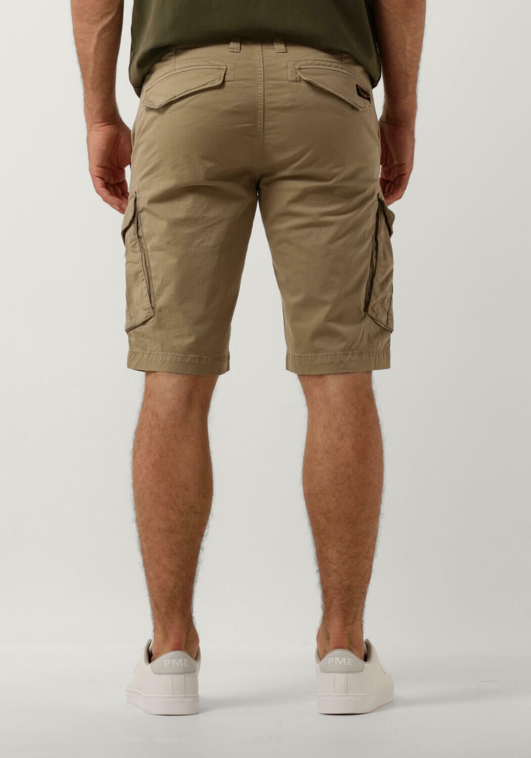 PME LEGEND Heren Broeken Nordrop Cargo Shorts Stretch Twill Bruin