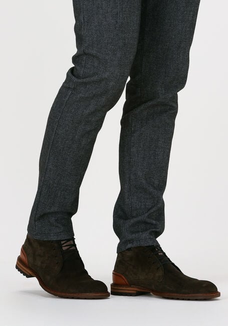 Groene FLORIS VAN BOMMEL Veterschoenen 20102 - large