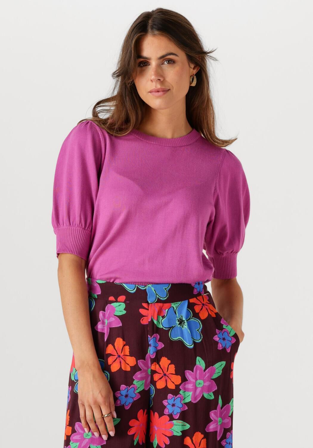 MINUS Dames Truien & Vesten Liva Knit Tee Paars