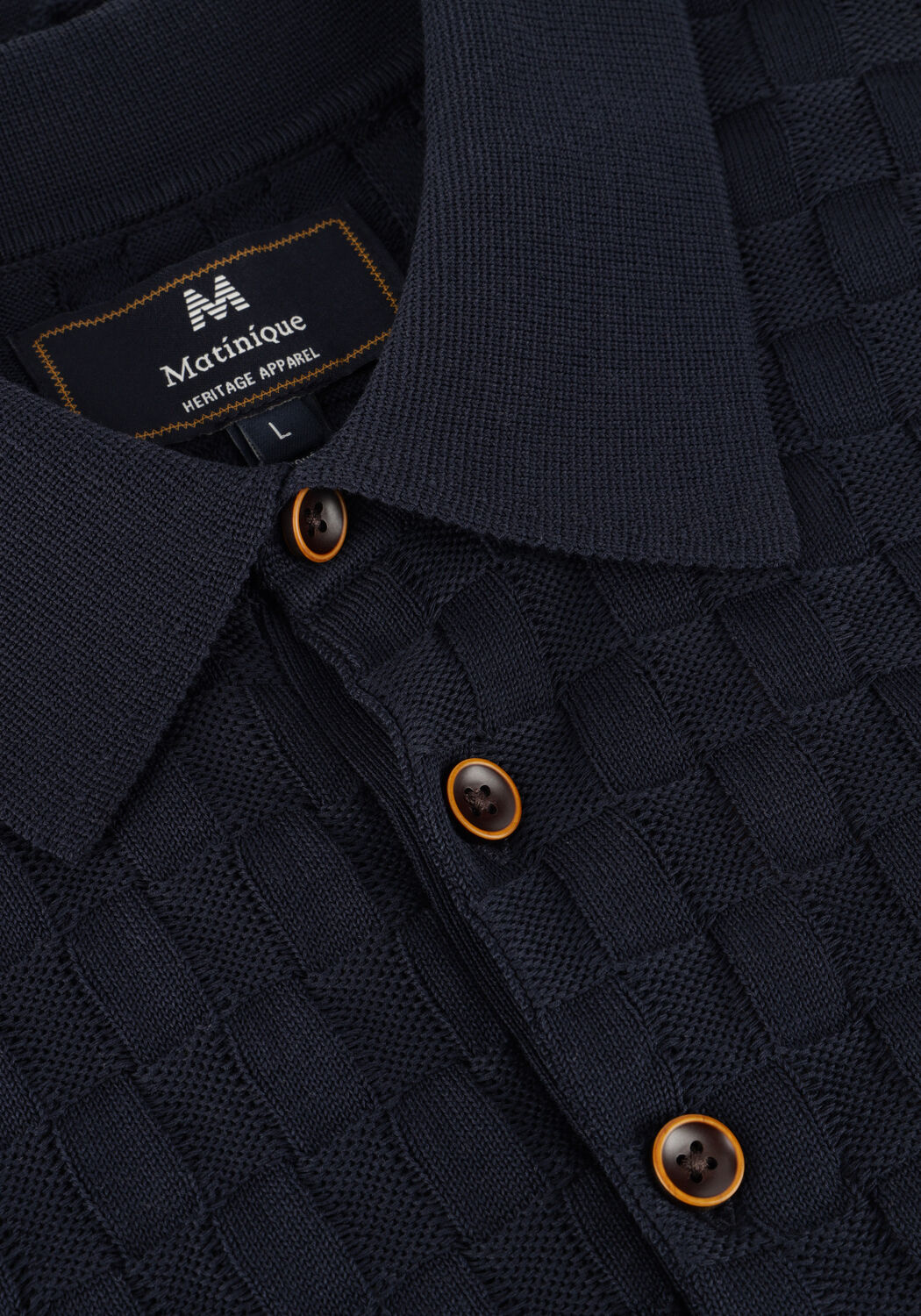 Donkerblauwe MATINIQUE Polo MAPOLO BB HERITAGE - large