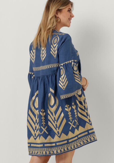 Blauwe GREEK ARCHAIC KORI Mini jurk 230559 - large