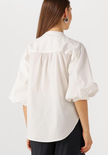 Witte SUMMUM Blouses BLOUSE COTTON STRETCH - large