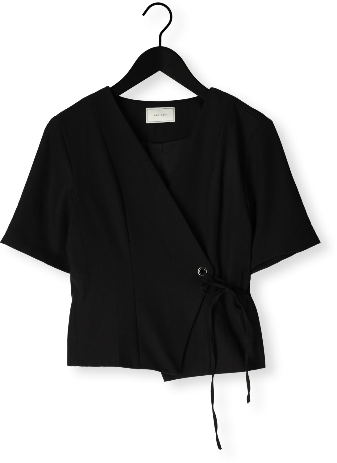 NEO NOIR Dames Blazers Simmo Eyelet Blouse Zwart