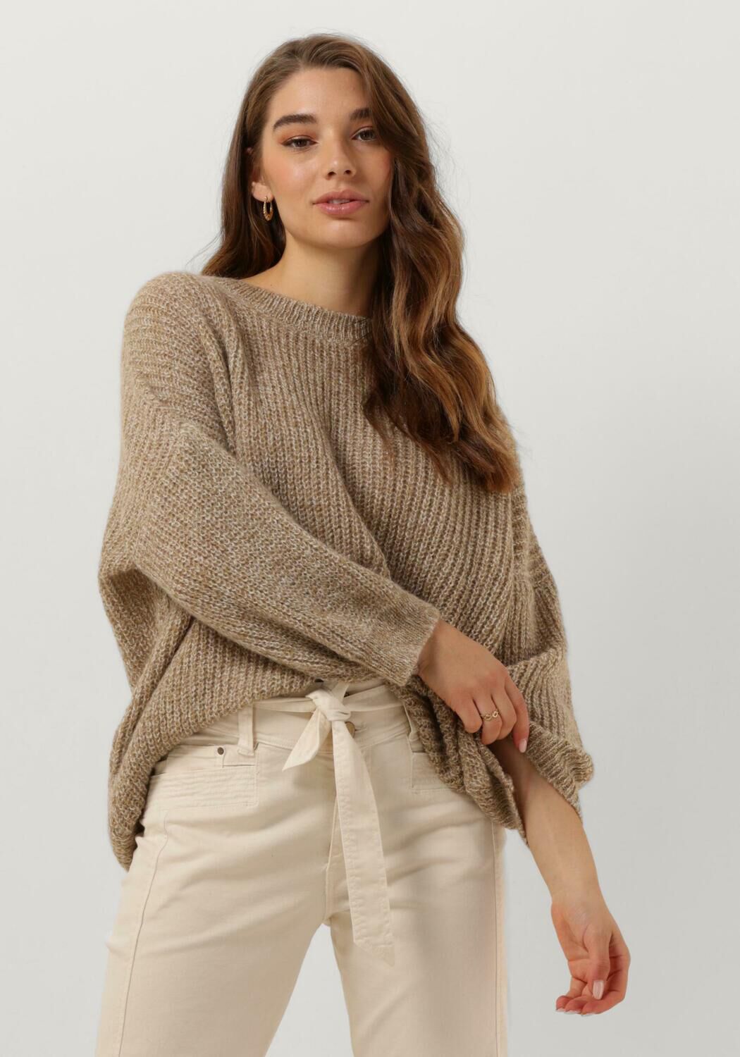 zand summum trui sweater melange mohair blend knit