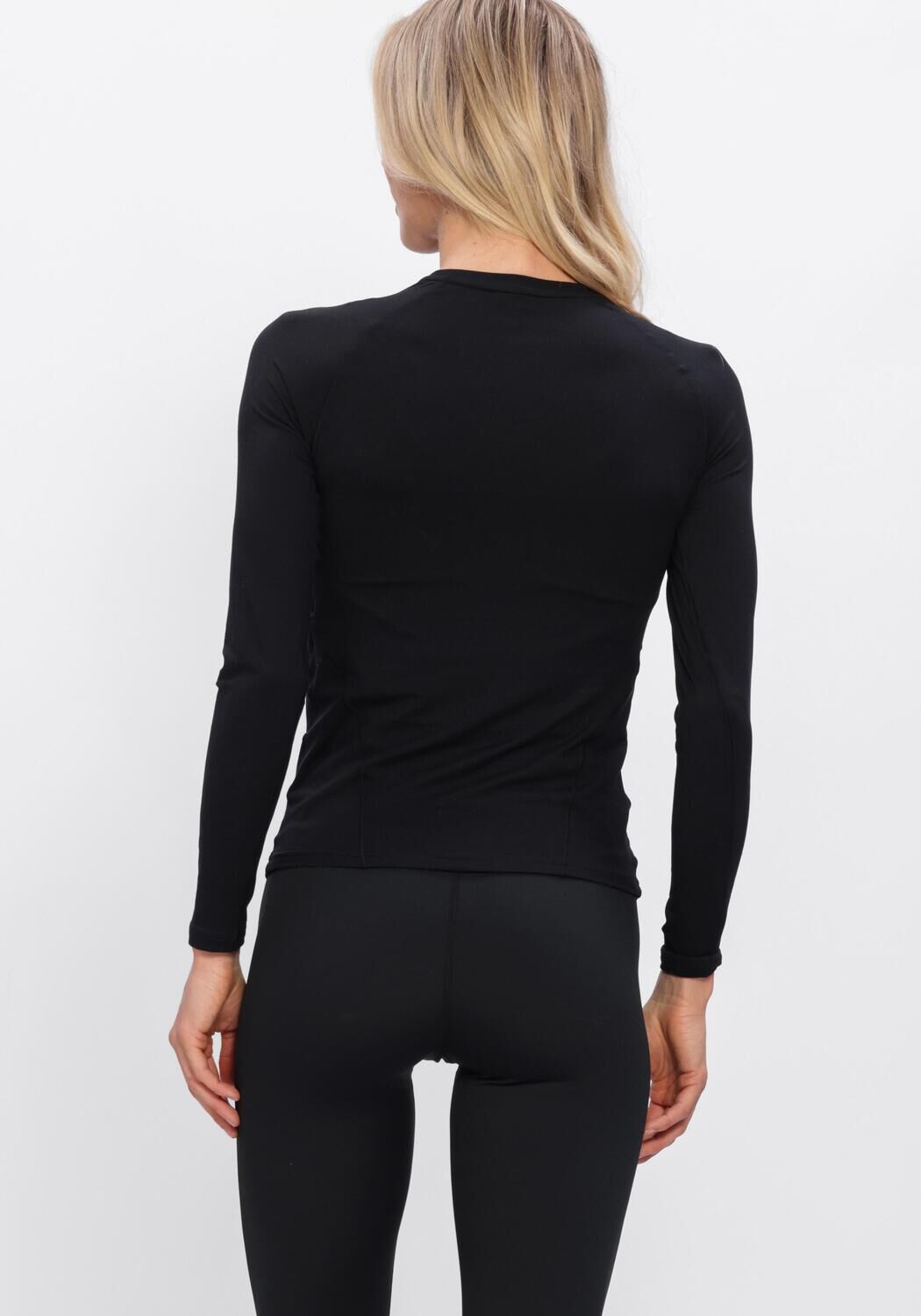 Zwarte AIM'N Tops & T-shirts BLACK SOFT BASIC LONG SLEEVE - large