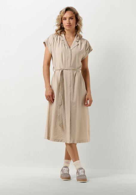Gebroken wit MSCH COPENHAGEN Midi jurk MSCHGINARA BENINA SS DRESS - large
