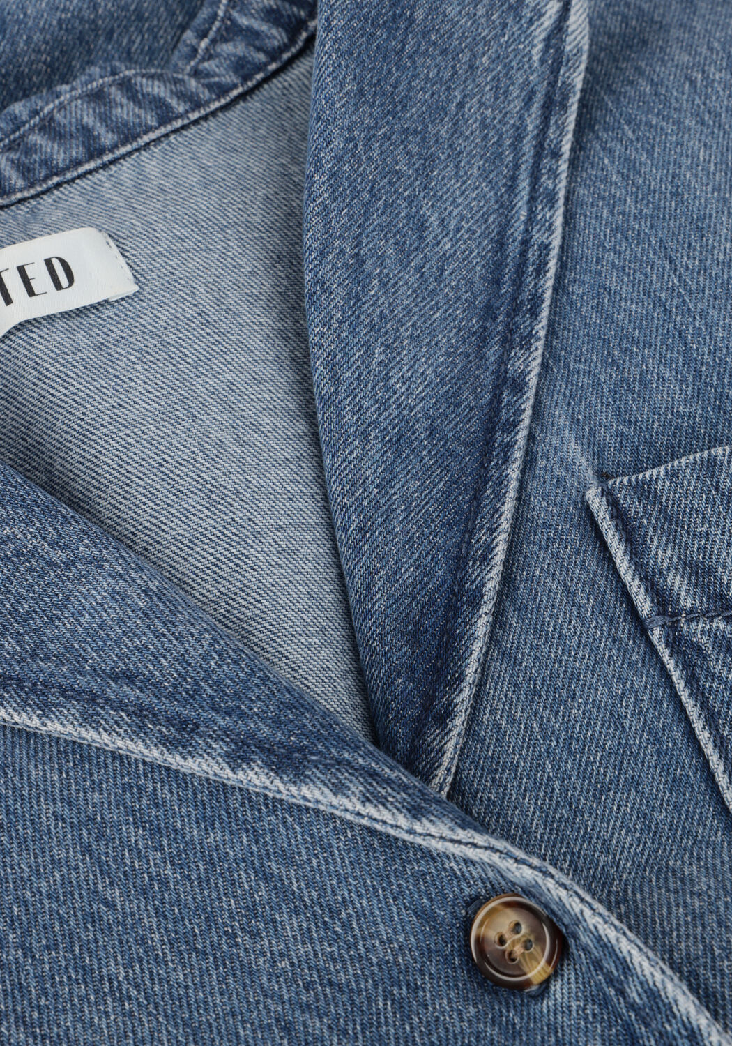 Blauwe EDITED Blouses PHELINE SHIRT - large