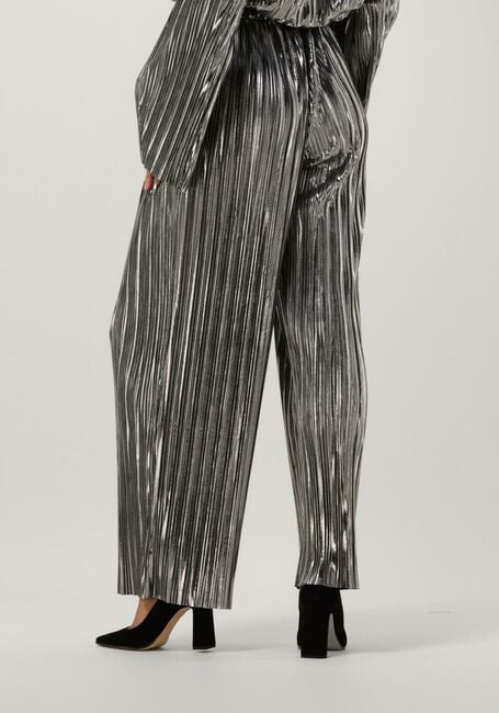 Zilveren SELECTED FEMME Pantalon SLFNALINE TINNI HW RELAXED PANT - large