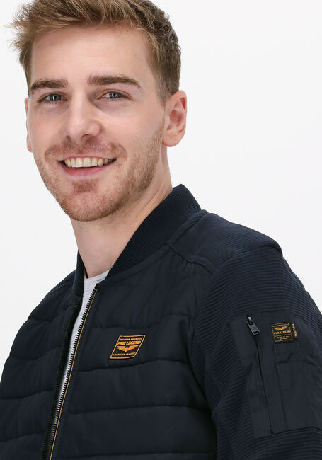 Blauwe PME LEGEND Jack ZIP JACKET OTTOMAN MIXED PADDE - large