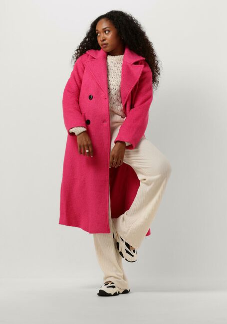 Roze Y.A.S. Mantel YASMILA LS WOOL MIX COAT S.NOOS - large