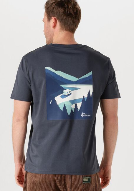 Donkerblauwe STR&Oslash;M Clothing T-shirt T-SHIRT - large