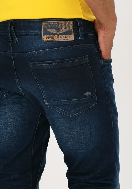 Donkerblauwe PME LEGEND Slim fit jeans TAILWHEEL DARK SHADOW WASH - large
