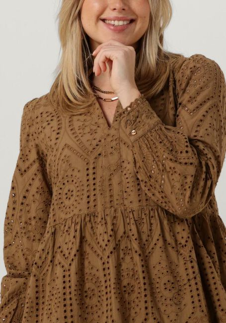 Camel Y.A.S. Mini jurk YASHOLI LS DRESS - large