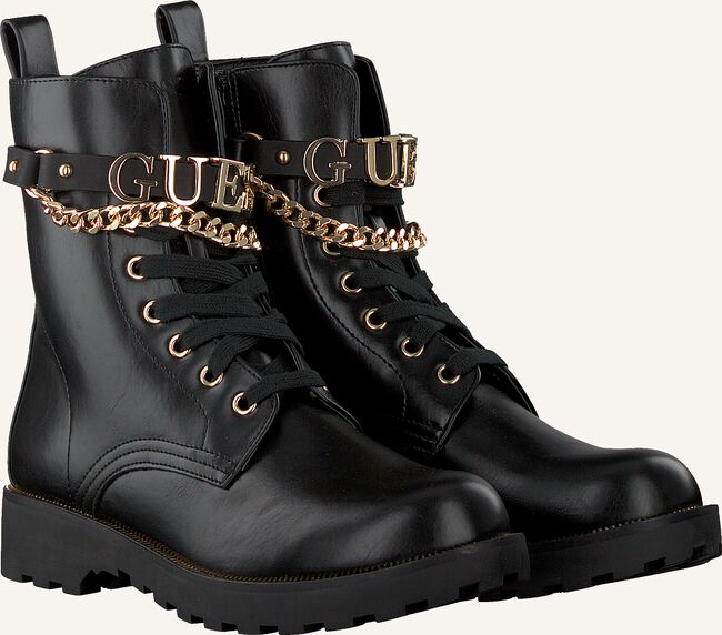 Zwarte GUESS Veterboots NINA Zwarte GUESS Veterboots NINA - large