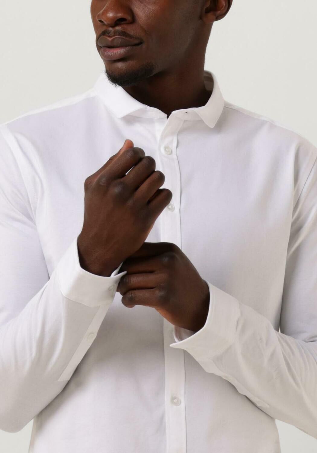 witte purewhite klassiek overhemd basis shirt
