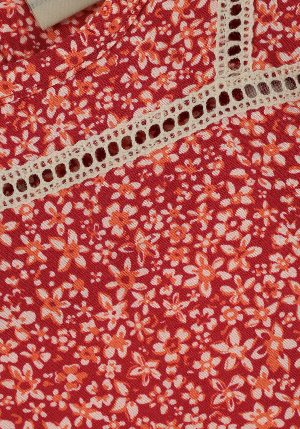 Rode LOOXS Mini jurk LITTLE FLORAL VISCOSE DRESS - large