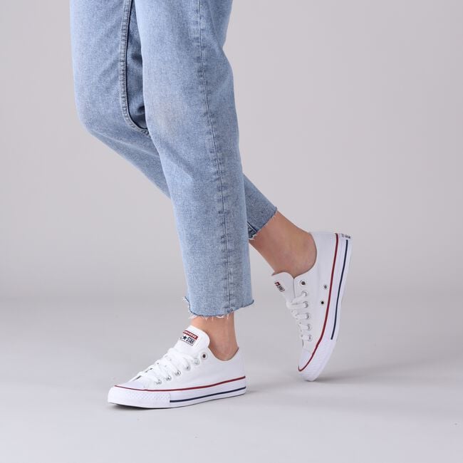 ethiek tiener stout Witte CONVERSE Lage sneakers CHUCK TAYLOR ALL STAR OX DAMES | Omoda