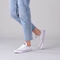 Witte CONVERSE Lage sneakers CHUCK TAYLOR ALL STAR OX DAMES - medium