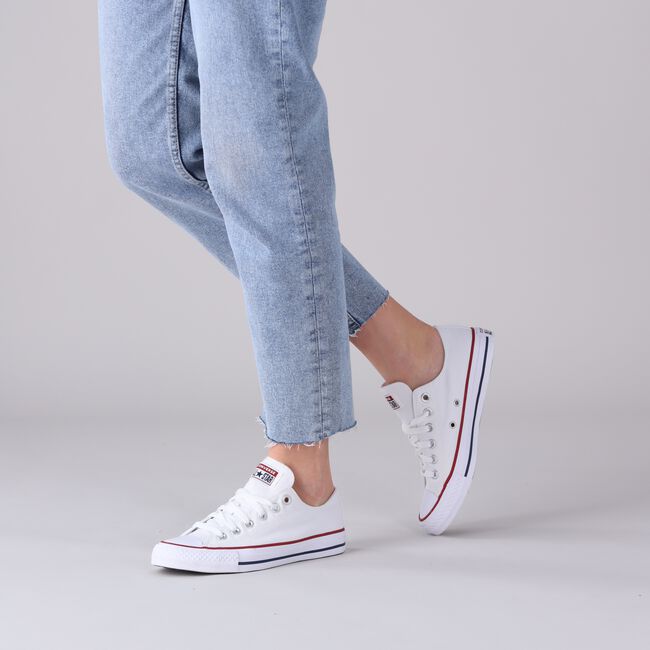 Centrum Vrouw Vermenigvuldiging Witte CONVERSE Lage sneakers CHUCK TAYLOR ALL STAR OX DAMES | Omoda