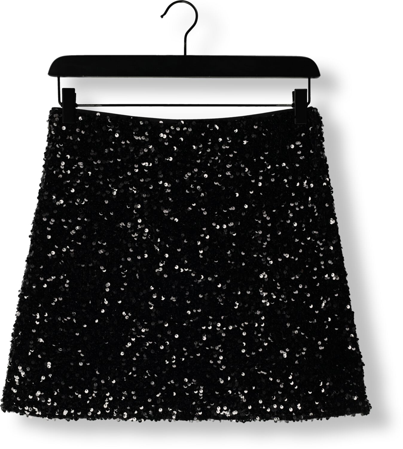 NEO NOIR Dames Rokken Miva Velvet Sequins Skirt Zwart