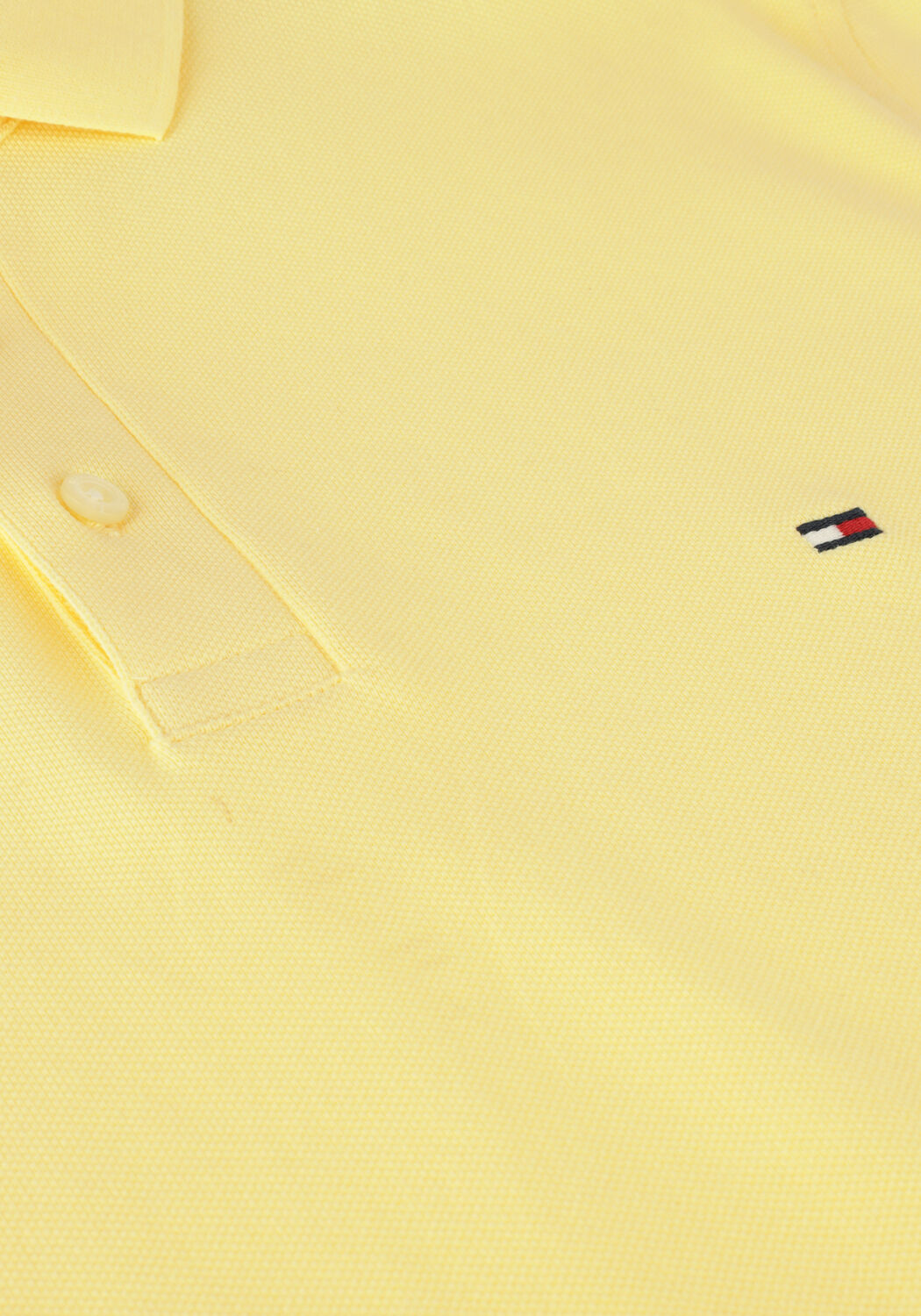 Gele TOMMY HILFIGER Polo 1985 SLIM POLO - large