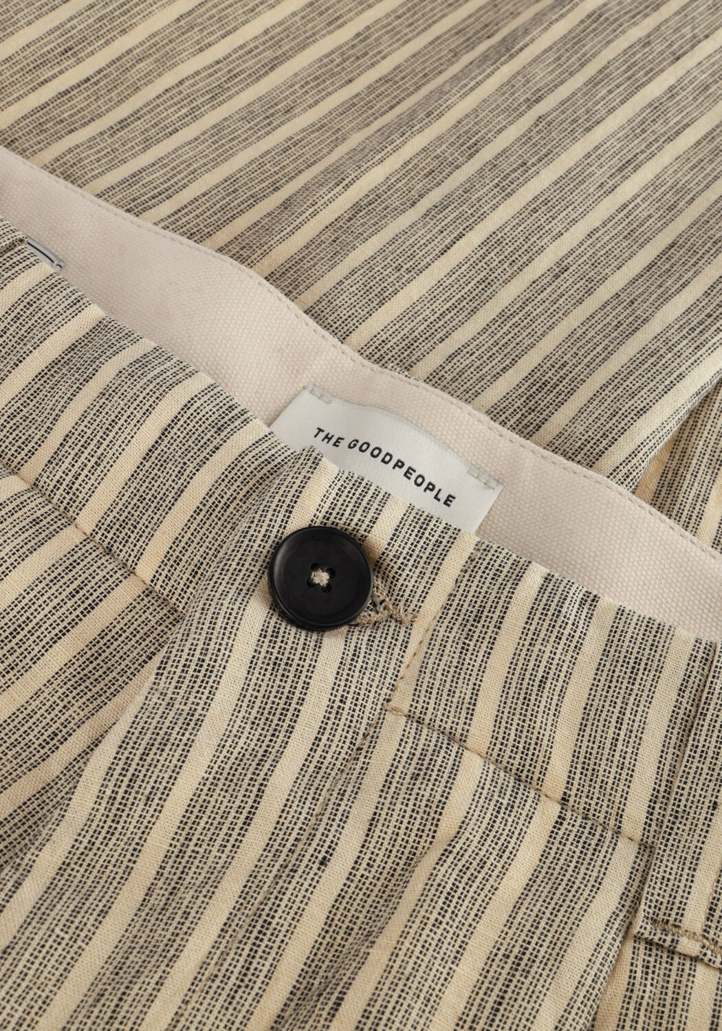 Beige THE GOODPEOPLE Pantalon BART - large