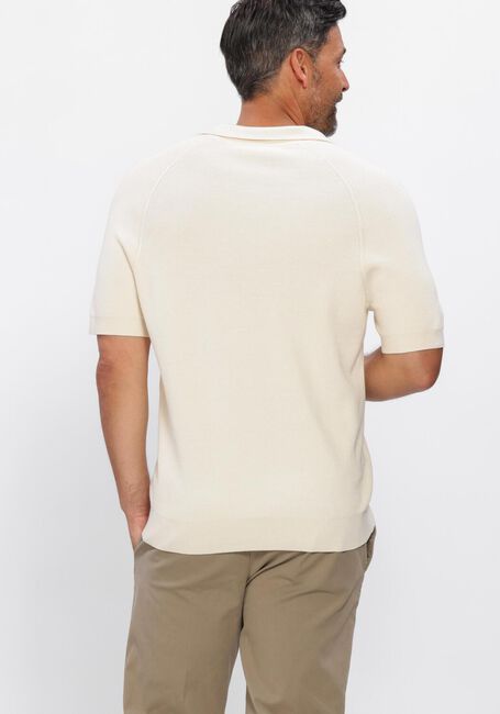 Ecru PROFUOMO Polo POLO OPEN COLLAR RIB - large