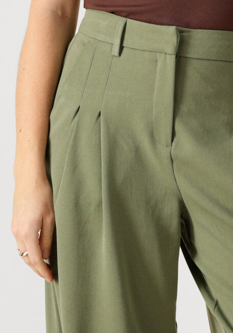 Khaki MSCH COPENHAGEN Wijde broek MSCHHENRIKA HW PANTS - large