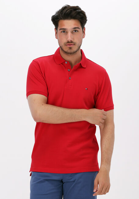 Rode TOMMY HILFIGER Polo 1985 SLIM POLO - large