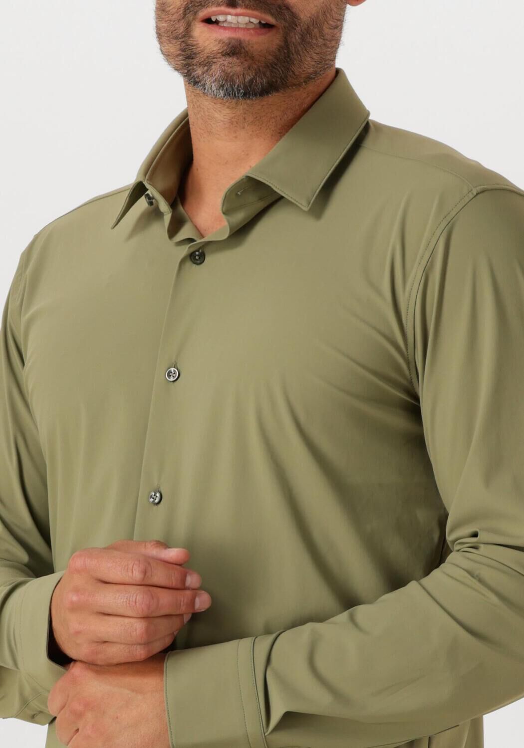 BOSS BLACK Heren Overhemden P-hank-s-c1-222 Groen
