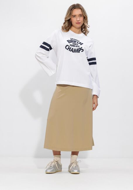 Witte PENN & INK Sweater LONGSLEEVE PRINT - large